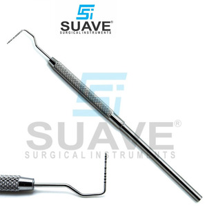 INSTRUMENTOS QUIRÚRGICOS SUAVE, sonda periodontal Dental Manual de alta calidad, herramienta multiusos de acero inoxidable - Product Image 5