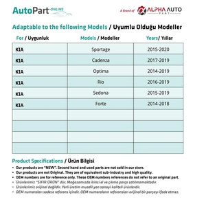 Hood <b>Clips</b> for Hyundai, Kia - 100 Pieces - Product Image 3