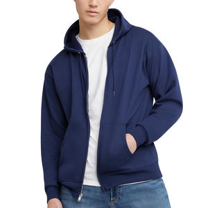 เสื้อฮู้ดโลโก้ผ้าฝ้ายพิมพ์ลายขนแกะ500GSM สำหรับผู้ชายผ้าคอตตอนหนาออกแบบโลโก้ได้ตามต้องการ - Product Image 1