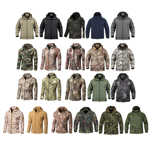 Servicio de OEM chaqueta táctica al aire libre a prueba de viento transpirable chaqueta de lana de invierno cálido camuflaje chaqueta de caza para los hombres al por mayor - Product Image 2