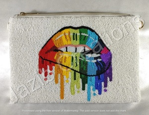 Handmade Beaded <b>Coin</b> Purse Pocket Money Purse Teens Beaded <b>Wallet</b> Colorful Beaded <b>Coin</b> Purse Wholesale Custom Beaded Pouch - Product Image 6