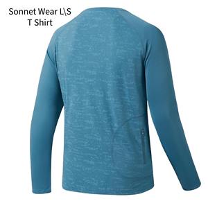 Camiseta de Manga Larga para Hombre, Cuello Redondo de Algodón, Estampado Multicolor, Corte Ajustado - Product Image 5