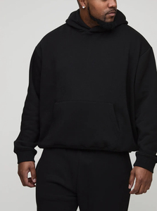 Logo imprimé personnalisé survêtement pour hommes nouveau à la mode 100% coton qualité supérieure 500GSM qualité supérieure pull surdimensionné hiver - Product Image 6