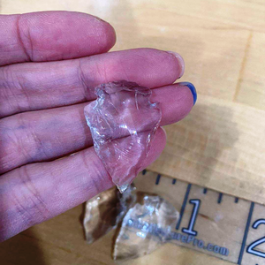 Cuarzo transparente natural, puntas de punta de flecha de cristal tejidas a mano de 1 pulgada, puntas de flecha de cristal de punta de flecha de piedras preciosas - Product Image 2