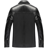 Veste en cuir classique pour hommes OEM nouveauté en gros veste en cuir de style dernier cri pour hommes