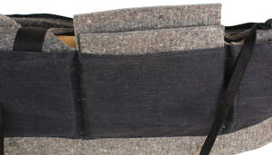 Tapis de selle durable en feutre de laine de 1 pouce d'épaisseur FLTPD-003 profilée en plusieurs couleurs et tailles pour l'équitation - Product Image 2