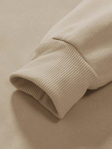 Boxy sudaderas con capucha de gran tamaño Drop Shoulder Heavyweight Loose Fit Streetwear diseño personalizado bordado Puff estampado fábrica OEM al por mayor - Product Image 4