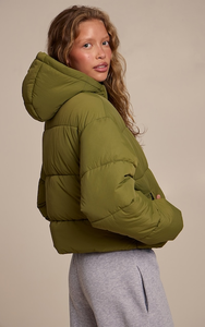Veste d'hiver matelassée à capuche pour femme en toile tricotée respirante personnalisée avec col amovible, rembourrage 100% polyester - Product Image 5