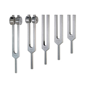 Chất Lượng Hàng Đầu Nhôm Mới Điều Chỉnh Ngã Ba Thiết Lập 128Hz 256Hz | Trọng Bộ 5 Ent Chakra Âm Thanh Chữa Bệnh Công Cụ - Product Image 1