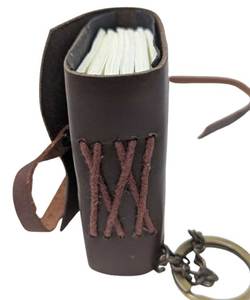 ชุดไดอารี่ปกหนังขนาดกะทัดรัดและพวงกุญแจสมุดบันทึกขนาดพกพา - Product Image 1