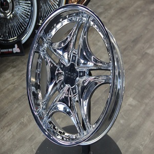 Jantes de rechange en aluminium chromé forgé de luxe avec finition bronze, design professionnel pleine grandeur pour 15 à 23 pouces - Product Image 4