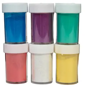 Mica Powder pigment for Cosmetic Slime Epoxy Resin Bath Bombs and Soap Making 6 colours x 7.5g Calming Colours