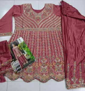 Trajes Palazzo Premium para mujeres a la moda, ropa paquistaní de tamaño libre, traje Salwar a un precio asequible - Product Image 3