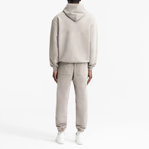 Chándales de Invierno para Hombre con Capucha, de Felpa Francesa de Alta Calidad, Estilo Desgastado, Estampado Puff, Algodón Suave, Diseño Sólido, 360 Gramos - Product Image 6