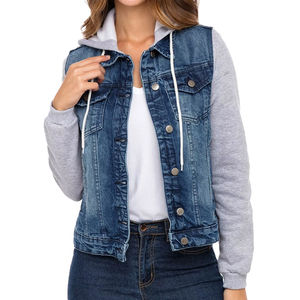 Chaquetas Vaqueras con Capucha para Mujer, Nuevas, Elegantes y a la Moda, Personalizables, Venta Directa de Fábrica - Product Image 2