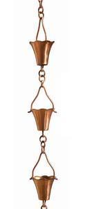 Cadena de lluvia de metal Decoración de jardín única Cadena de lluvia para exteriores e interiores para cascada Diseño personalizado con el precio más barato - Product Image 5