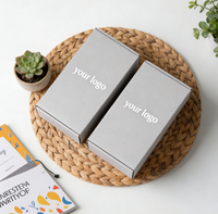Promotion Vente en gros Boîte d'emballage en papier kraft ondulé uni Livraison par courrier Expédition Avantage UV avec insert