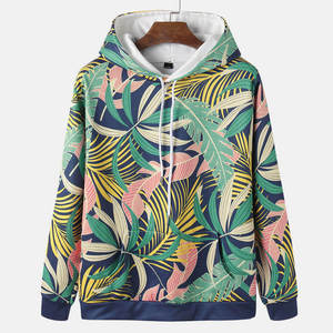 Sweats à capuche imprimés par sublimation à la mode pour hommes Sweats à capuche pour hommes à manches longues durables et respirants Logo personnalisé - Product Image 1