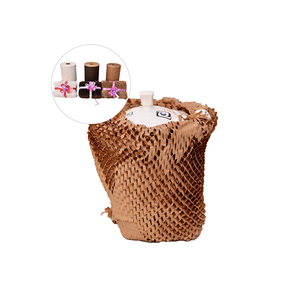 Soft Protective Honeycomb <b>Wrap</b> Paper Eco-Friendly Kraft Perforated Packing Roll Biodegradable Fully Recyclable - Product Image 1