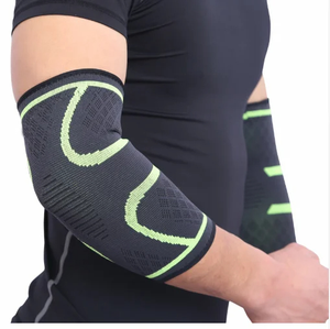 Premium Quality Elastic Compression Neoprene Elbow Sleeves Heavy Duty Gym Fitness <b>Exercise</b> Elbow Protector Neoprene Sleeve - Product Image 4