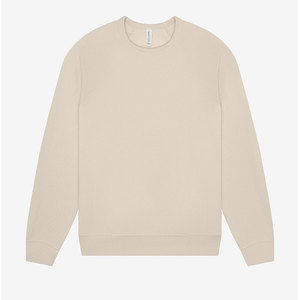Sweat-shirt à col rond en mélange pour hommes Pull-over en polaire Homme Vêtement teint Beach Wash Sweat-shirt à col rond Doux Confortable - Product Image 1