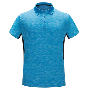 Camiseta Polo de Spandex/Poliéster al por Mayor, Suave, Elástica, Cómoda, Transpirable, Diseño Clásico, Informal, Deportiva, Oscuro, Atuendo de Verano - Product Image 2