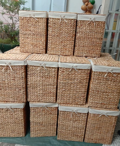 Cesta de jacinto de agua elegante y funcional para decoración de almacenamiento y embalaje de regalos - Product Image 6