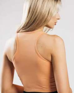 Unisex Tank <b>Top</b> for <b>Women</b> Plain Design Cotton Fabric OEM Supplier Wholesale - Product Image 4