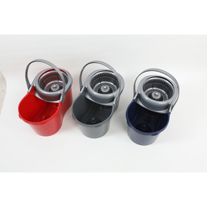 Modern Microfiber for Spin <b>Mop</b> Bucket Set with Telescopic Aluminum <b>Handle</b> and Plastic Basket - Product Image 4