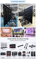 Layar LED Pameran Dagang P1.56 P1.95 P2.6 P2.9 Indoor HD Seamless LED Video Wall Pemasangan Cepat untuk Stan Pameran