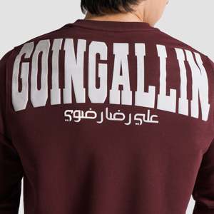 Sudadera Marrón GA RR 100% Algodón French Terry Grueso con Bordado 3D para Gimnasio y Entrenamiento, Talla XL - Product Image 6