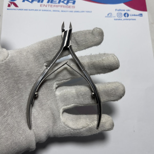 Kaneka Pince à cuticules à tête ronde en acier inoxydable de qualité allemande professionnelle Vente en gros Pince à ongles à cuticules pointues OEM disponible - Product Image 5