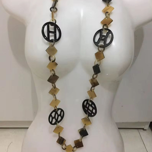 Joyería de Cuerno de Búfalo para Mujer, Collar de Moda, Collar de Cuerno de Búfalo y Vaca, Joyería de saniya handicraft - Product Image 1