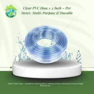 Tuyau transparent en PVC polyvalent de 1/4 pouce, sur mesure 100 m pour aquariums, irrigation agricole et projets de jardinage - Product Image 4