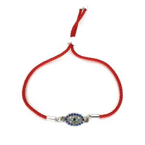 Bracelet œil maléfique perlé fin - Product Image 3