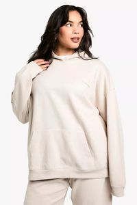 ชุดวอร์มผู้หญิงผ้าฝ้าย100% โอเวอร์ไซส์ปักลายมีฮู้ดโอเวอร์ไซส์ทันสมัย - Product Image 4