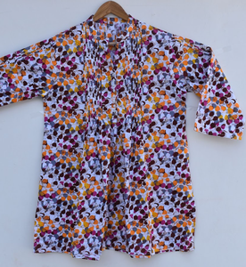 Kurties Cotton Printex Print High Quality <b>Kurta</b> for Women Floral Print Casual Style for Diwali Parties Beach and Graduation - Product Image 3