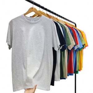 Camiseta extragrande de algodón 100% de alta calidad, camiseta personalizada con logotipo de impresión Digital para hombre, camiseta de talla grande con cuello redondo, camiseta personalizada para hombre - Product Image 1