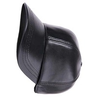 Nouvelle mode Casquettes de camionneur décontractées unisexe en cuir noir imperméable avec logo personnalisé brodé 3D et perles, haute qualité, 6 panneaux, style Country