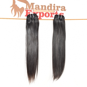 Fabricant de CHEVEUX NON TRAITÉS À DONATEUR UNIQUE Cheveux humains naturels indiens sans produits chimiques Cheveux humains purs et droits du temple - Product Image 4