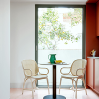 Chaises de jardin relaxantes au design exclusif fabriquées à partir de cadres en rotin de couleur mate bancs d'extérieur avec mobilier naturel