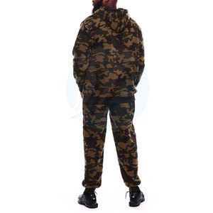 ชุดวอร์มฤดูหนาวสำหรับผู้ชาย ทนทาน ระบายอากาศได้ดี น้ำหนักเบา มีฮู้ด ผลิตจากผ้าฝ้าย/โพลีเอสเตอร์ ปรับแต่งได้ เหมาะสำหรับกิจกรรมกลางแจ้ง - Product Image 3