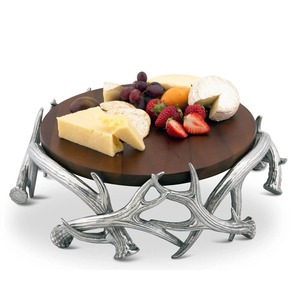 Support à gâteau en bois et résine support à dessert décoratif élégant pour fête d'anniversaire de mariage et utilisation de cuisine à domicile moderne d'Inde - Product Image 5