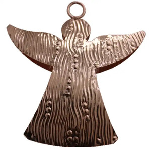 Stylish Christmas Holiday Decorative Hanging <b>Angel</b> <b>Ornament</b> Handmade Pink Powder Coated Iron Hanging <b>Angel</b> - Product Image 6