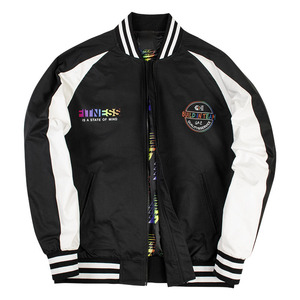 Chaqueta universitaria fina con diseño de logotipo personalizado OEM, chaqueta de poliéster Reversible impermeable a prueba de viento con sublimación personalizada Superior - Product Image 5