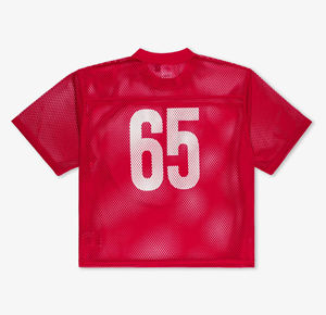 Camiseta Deportiva Personalizada 2026, de Malla, Holgada, de Secado Rápido, Estilo Jersey de Fútbol, Cuello Cuadrado, Informal, Tejida, Sublimada - Product Image 3