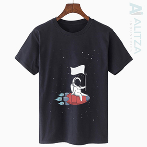 Camiseta de algodón orgánico unisex, diseño de logotipo con estampado personalizado, hombro caído, estilo Hip Hop, 100% algodón para hombre, estilo cuadrado holgado - Product Image 3