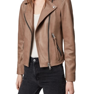 Venta caliente elegante chaqueta de cuero para mujer Color mejor calidad chaqueta de cuero con logotipo personalizado chaqueta de cuero en Nurak 2025 - Product Image 6