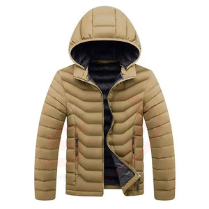 Chaqueta de invierno personalizada para hombre, ropa informal a prueba de viento, impermeable, acolchada, con capucha, 2023 - Product Image 1
