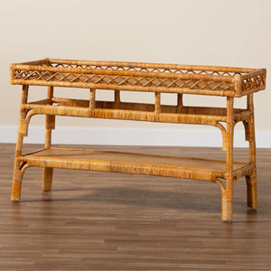 Mini table console en rotin support en rotin pour salon meubles en rotin meubles de maison et décoration de la maison du Vietnam - Product Image 3